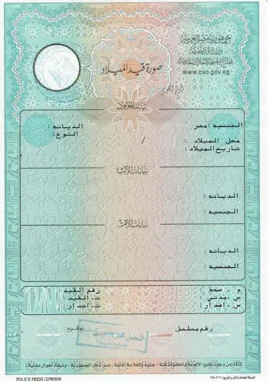 Birth Certificate Translation